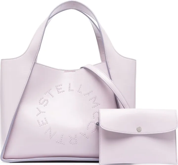 Studded-Logo Tote Bag