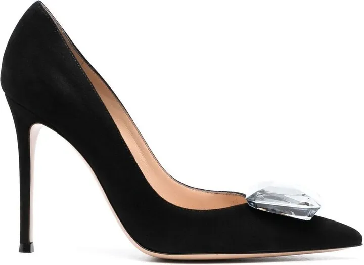 Jaipur maxi gemstone pumps