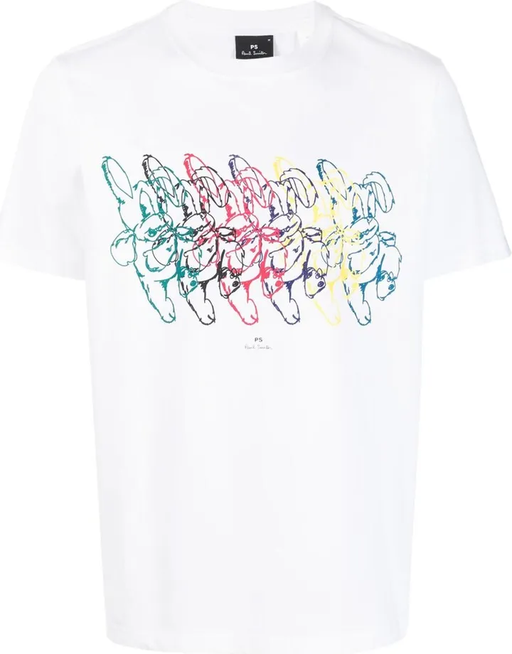 graphic-print cotton T-shirt