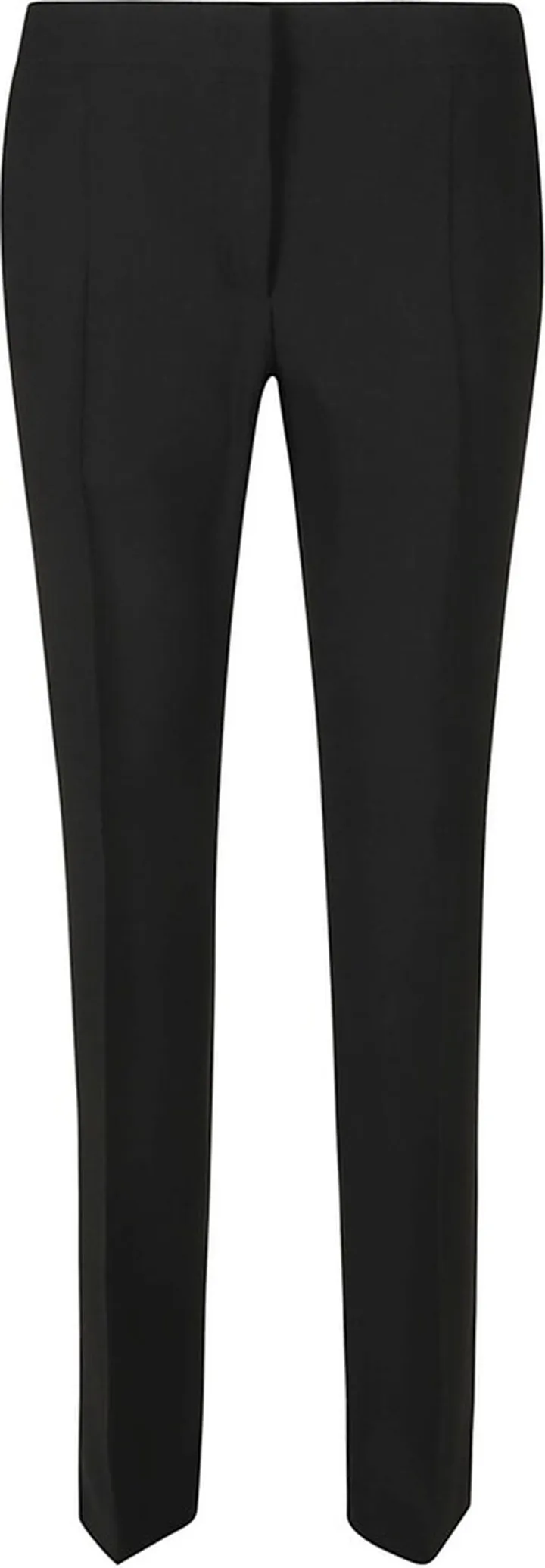 High-waist Plain Trousers