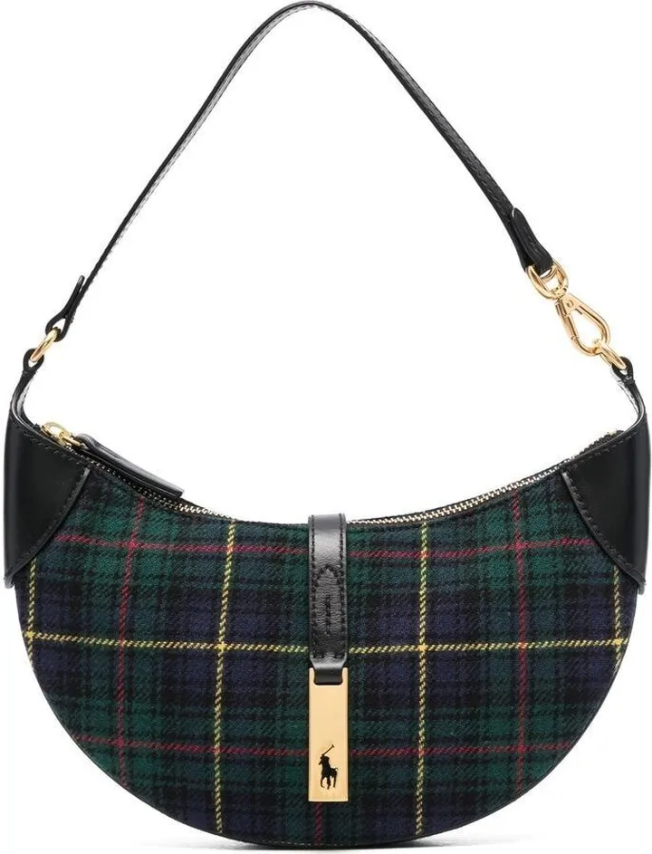 ID tartan shoulder bag