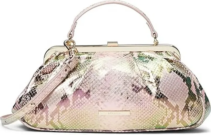 Brahmin Belladonna Emmett Crossbody (Blush) Handbags