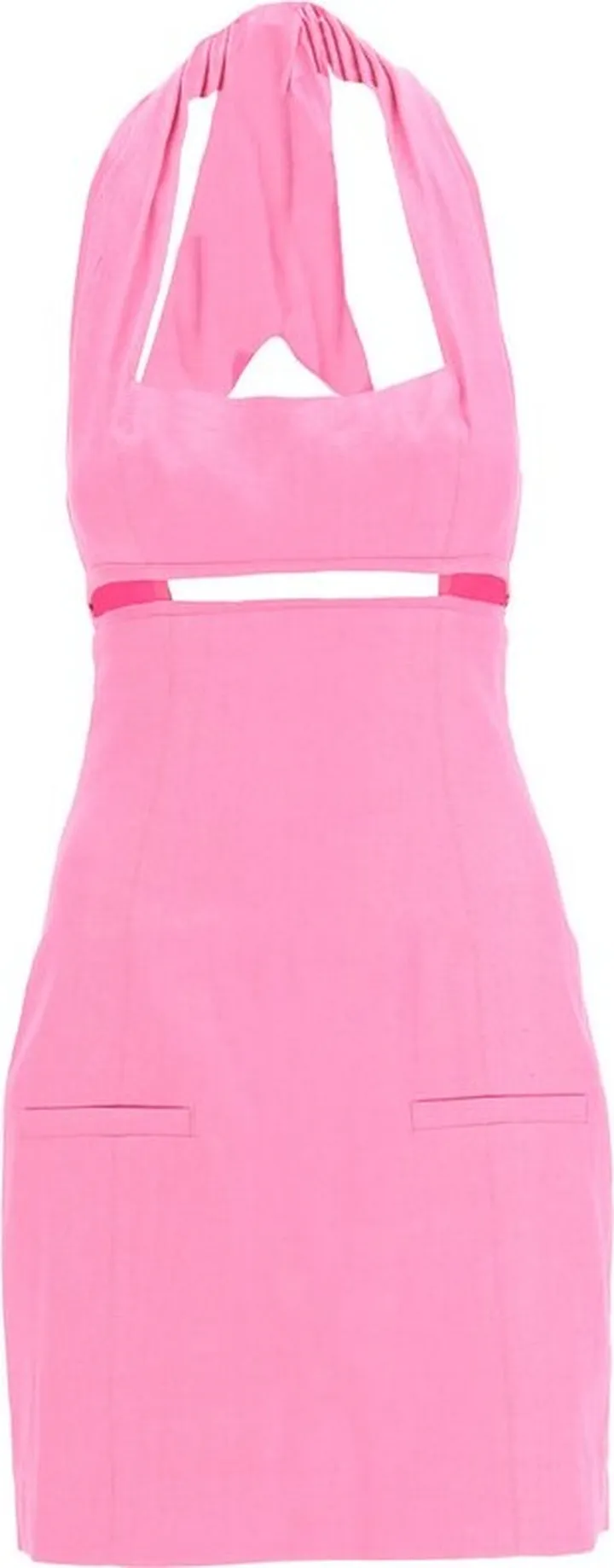 Jacquemus Cut-Out Halter-Neck Mini Dress