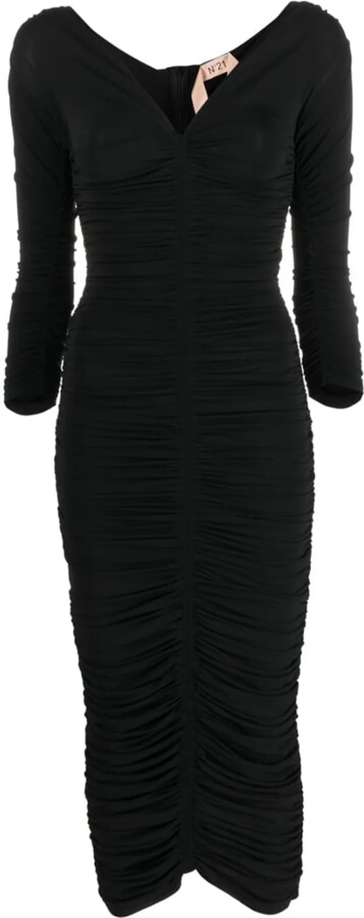 Ruched Midi Dress