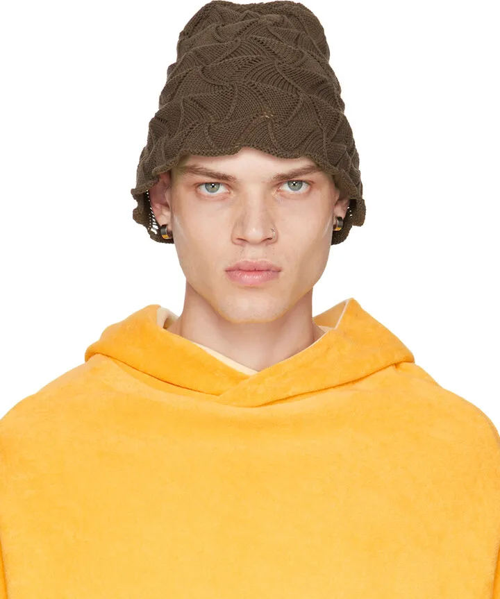 Robyn Lynch Brown Wave Beanie