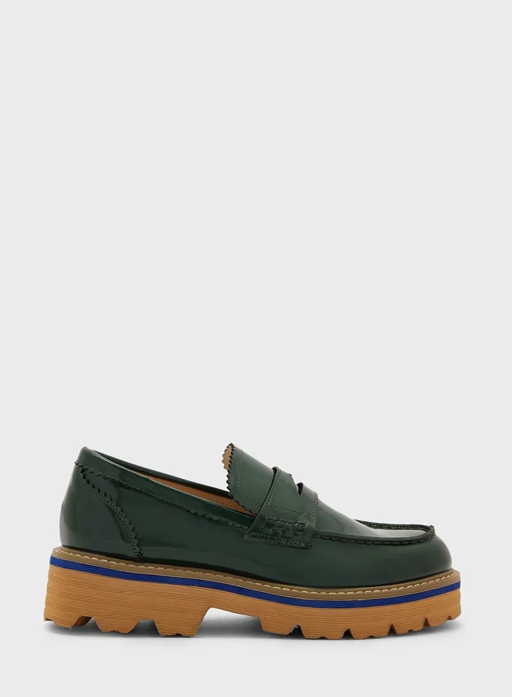 Patent Chunky Loafers
