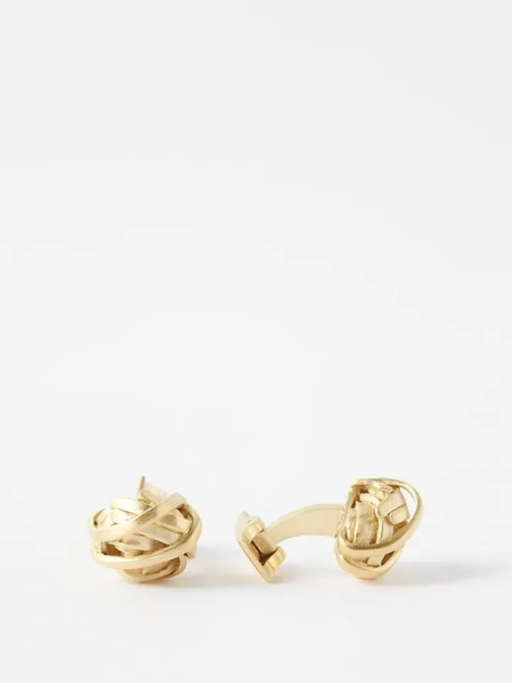 Wraparound 14kt Gold-vermeil Cufflinks
