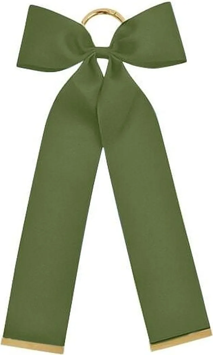 Johnny Loves Rosie - Khaki Olivia Bow Keyring