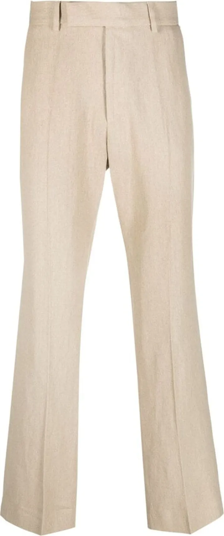 Straight-Leg Linen Trousers
