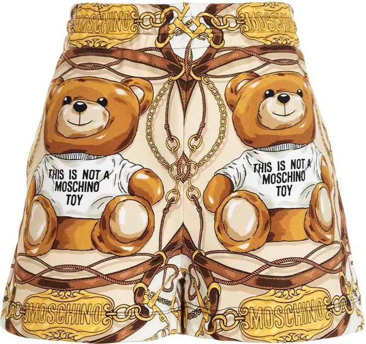 Moschino All-Over Teddy Printed Shorts