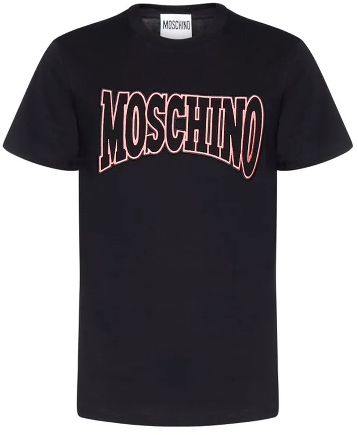 Moschino Logo Print Crewneck T-Shirt