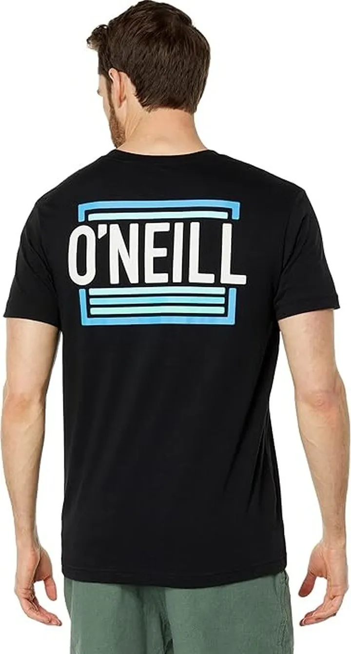 O'Neill Headquarters Short Sleeve Tee (Black) Men's T Shirt