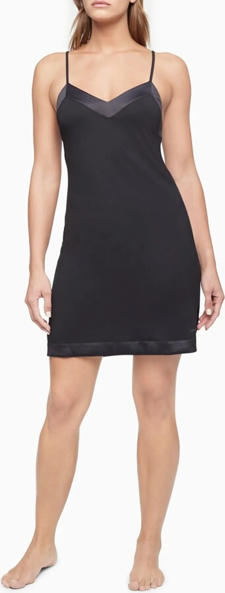 Calvin Klein Satin-Trim Chemise Nightgown QS6531