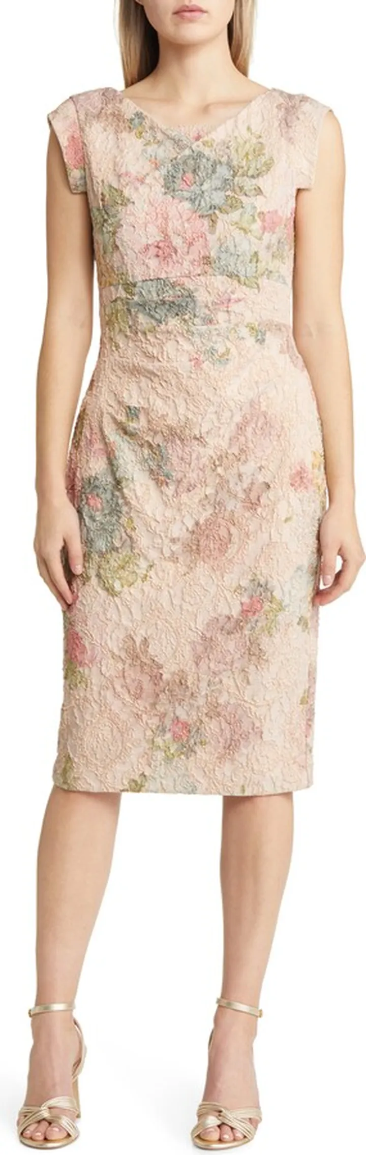 Matelassé Cocktail Dress