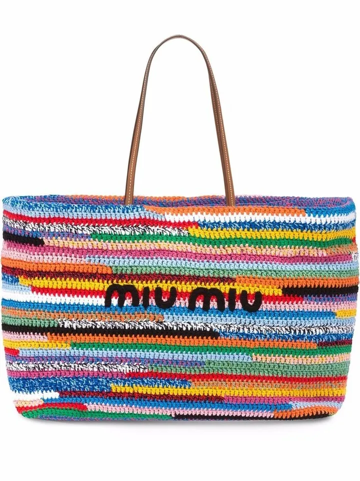 Large Crochet Tote Bag