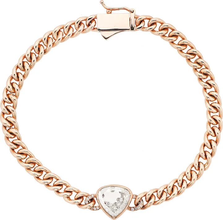 Women's 18K Rose Gold Unidinho Diamond Bracelet