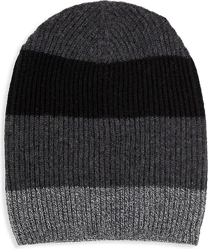 Colorblock Cashmere Beanie