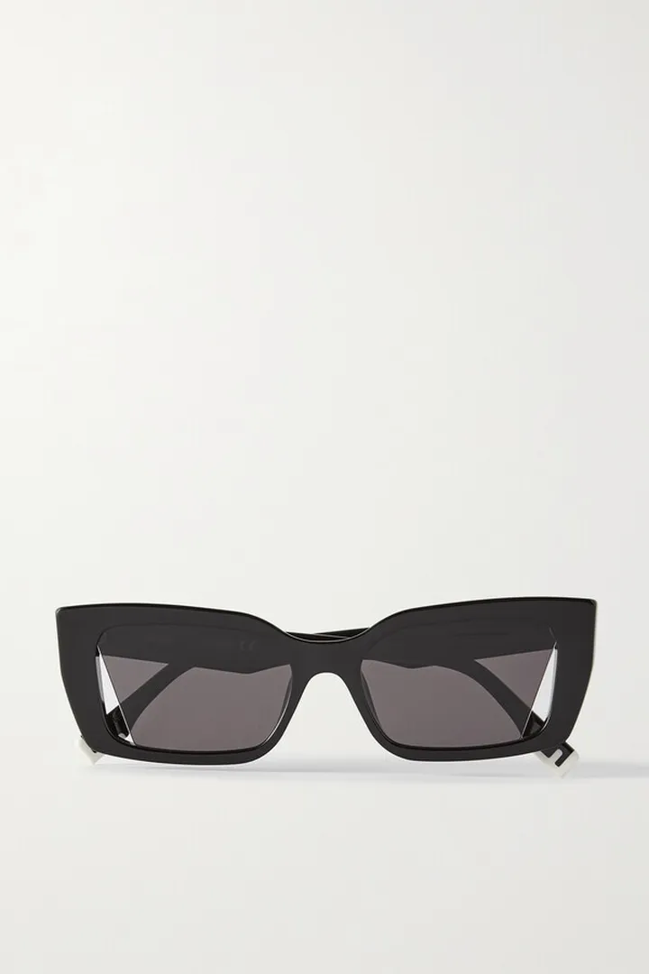 Fendi - Cat-eye Acetate Sunglasses - Black