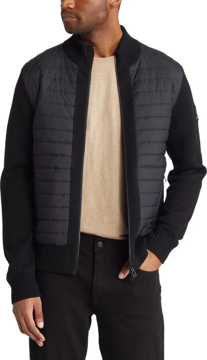 Kingston Full Zip Merino Wool Sweater