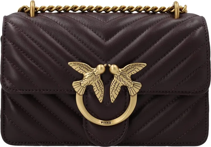 'love Mini Icon Chevron' Shoulder Bag
