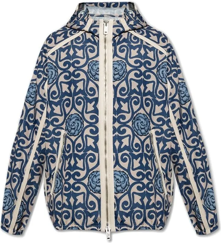 Emporio Armani All-Over Printed Zipped Bomber Jacket