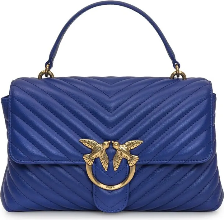 Pinko Chevron Logo Plaque Crossbody Bag
