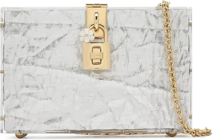 Metallic Box Mini Bag