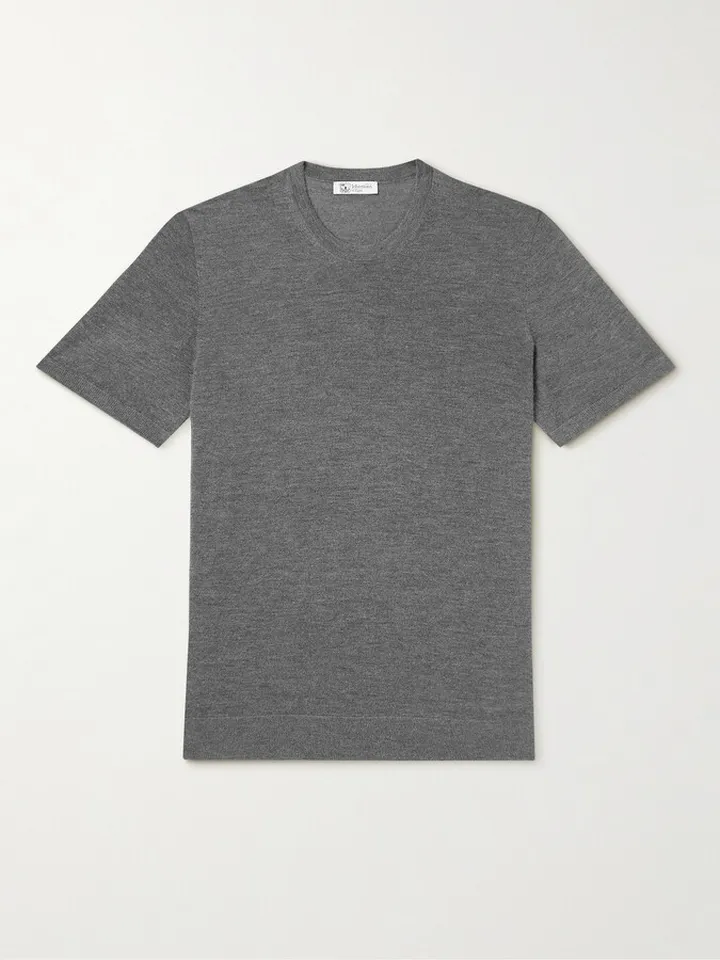 Cashmere and Silk-Blend T-Shirt