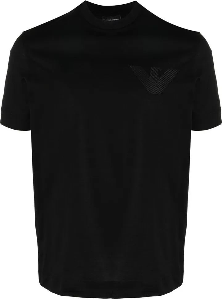 EMPORIO ARMANI- Logo Cotton T-shirt