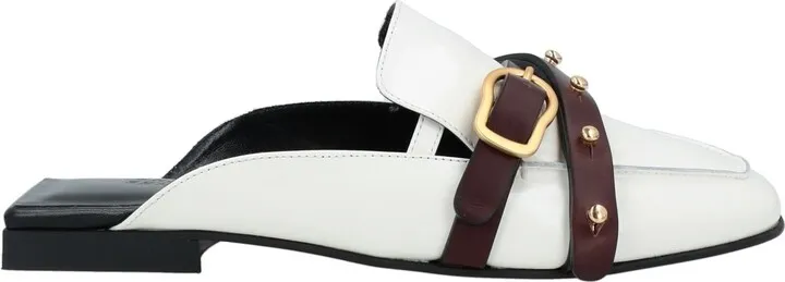 Mules & Clogs White
