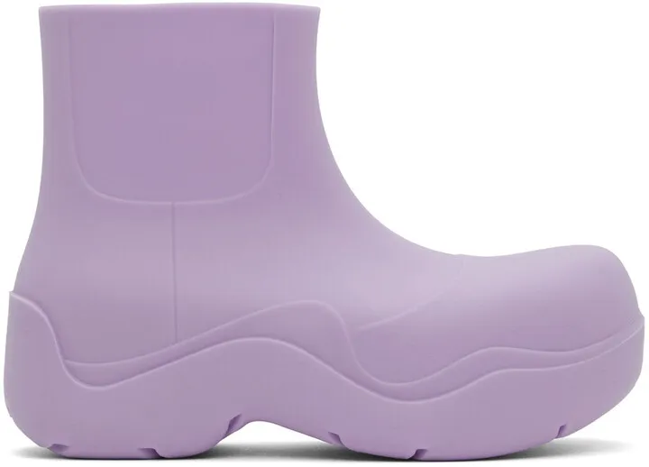 Bottega Veneta Purple Puddle Boots