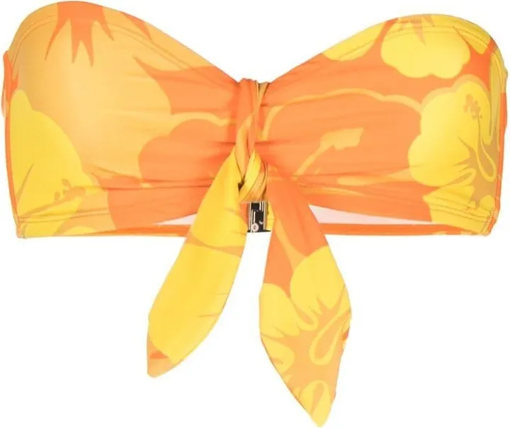 Tropiques tie-bandeau bikini top
