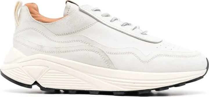 Piping-Detail Low-Top Sneakers