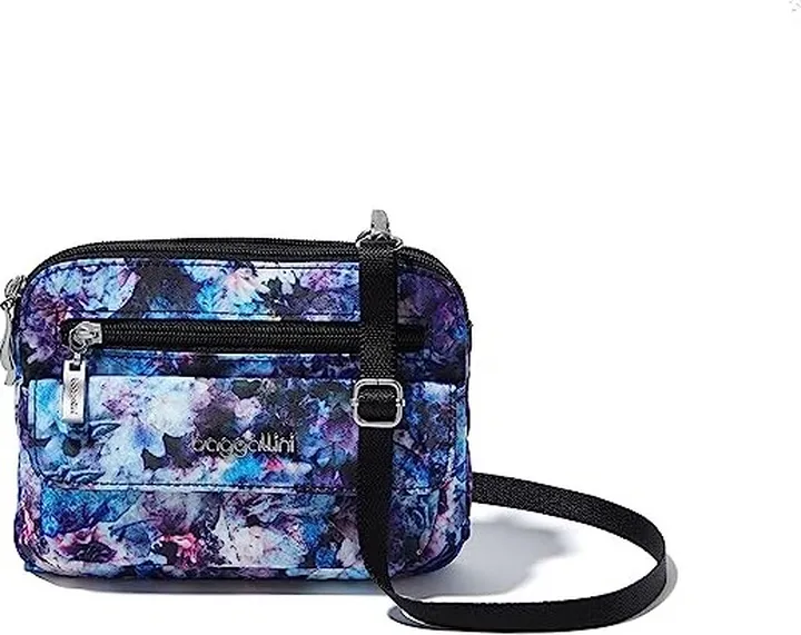 Baggallini Modern Everywhere Mini (Black Opal) Cross Body Handbags