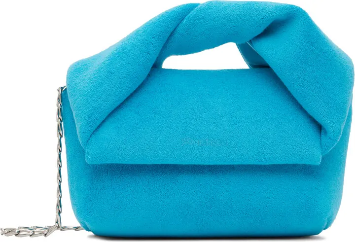 JW Anderson Blue Midi Twister Shoulder Bag