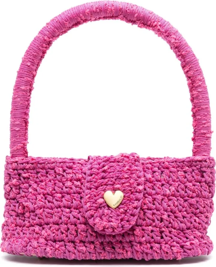 Crochet-Knit Mini Bag