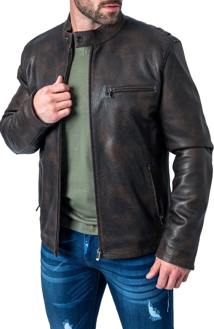 Union Brown Leather Jacket