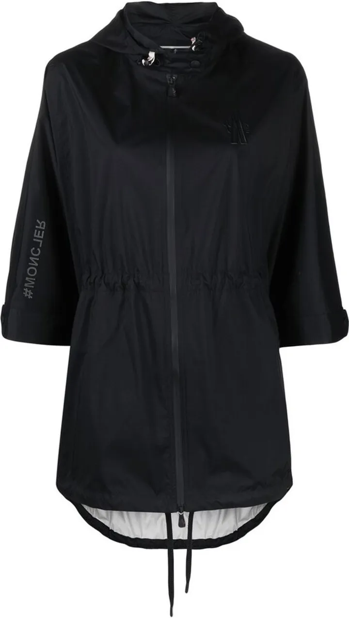 MONCLER GRENOBLE- Zip-up Cape