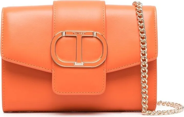 Logo-Plaque Detail Crossbody Bag