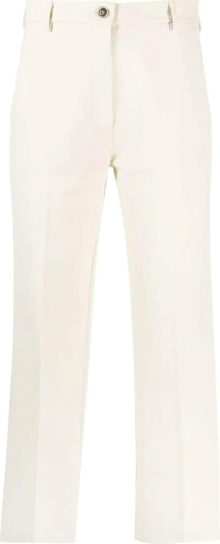 Cropped Wide-Leg Trousers