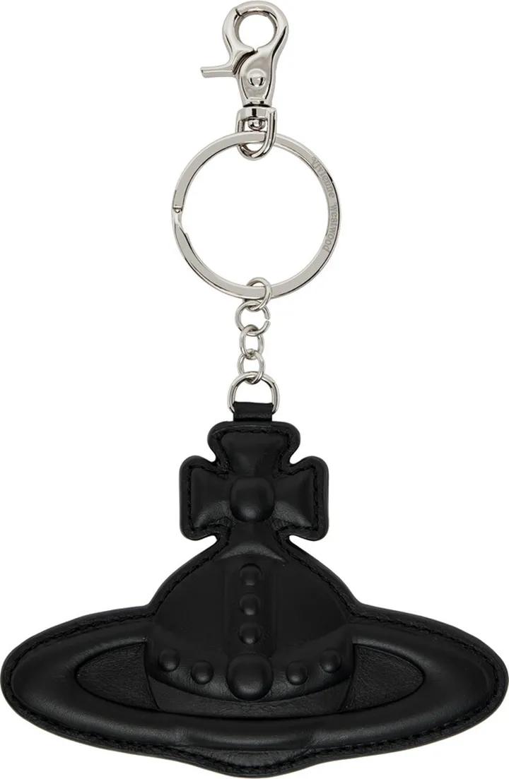 Vivienne Westwood Black Orb Keychain