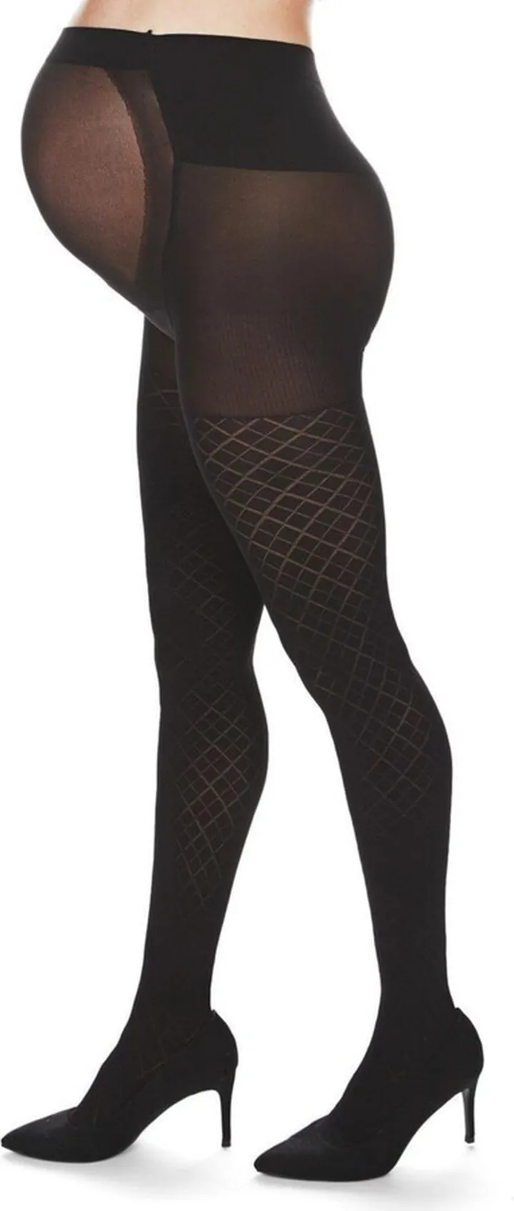 Argyle Opaque Maternity Tights