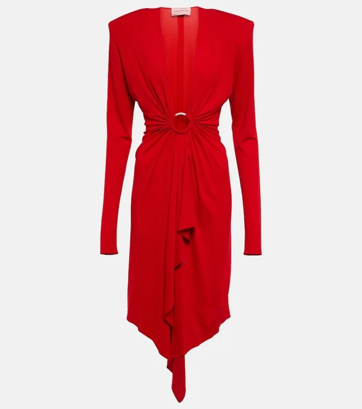 Gathered minidress