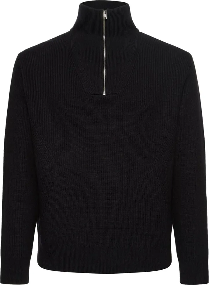 Lamar wool zip sweater