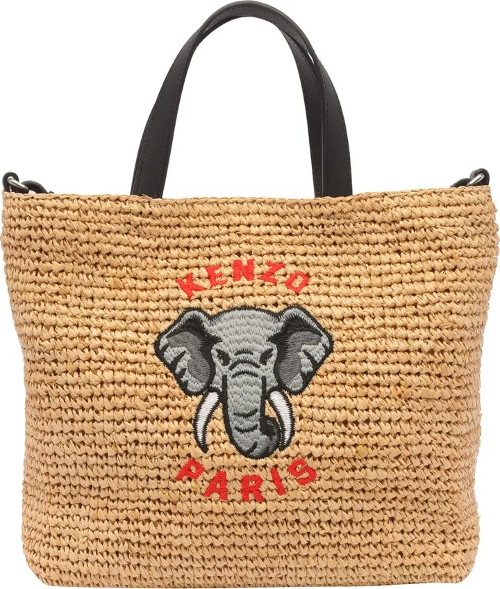 Elephant Print Tote Bag