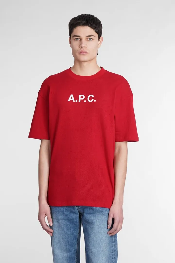 Moran T-shirt In Red Cotton