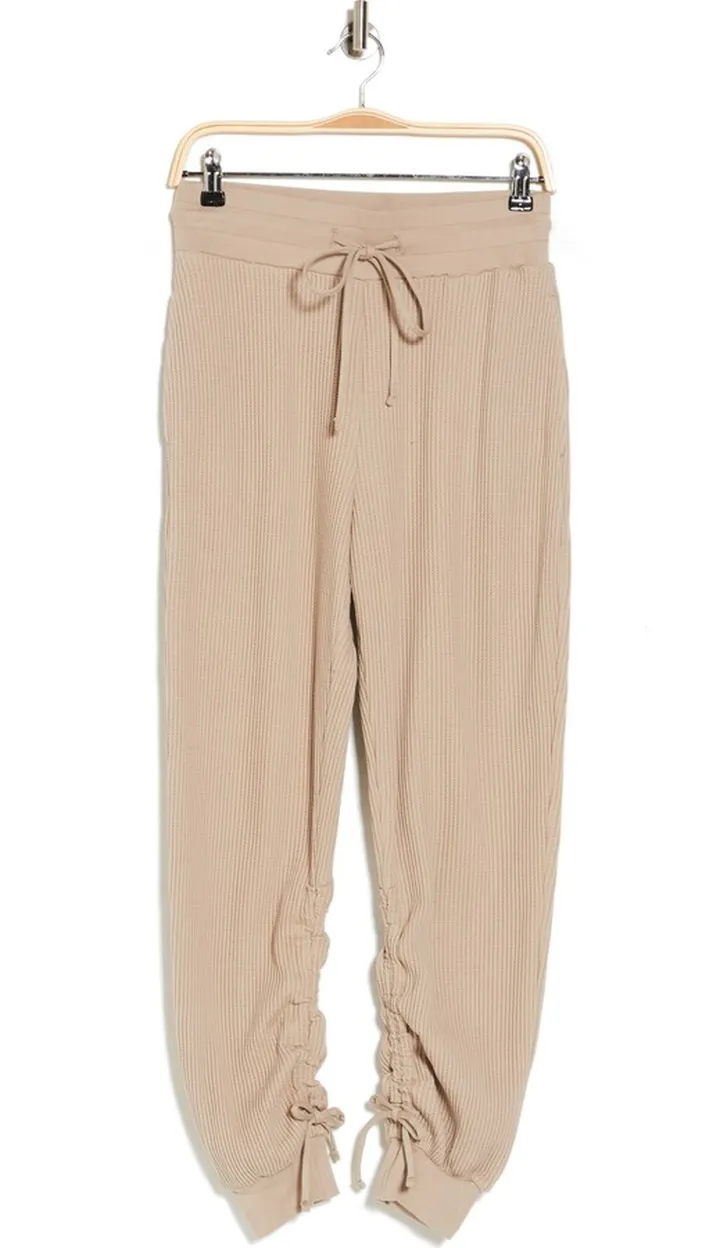 Shirred Joggers
