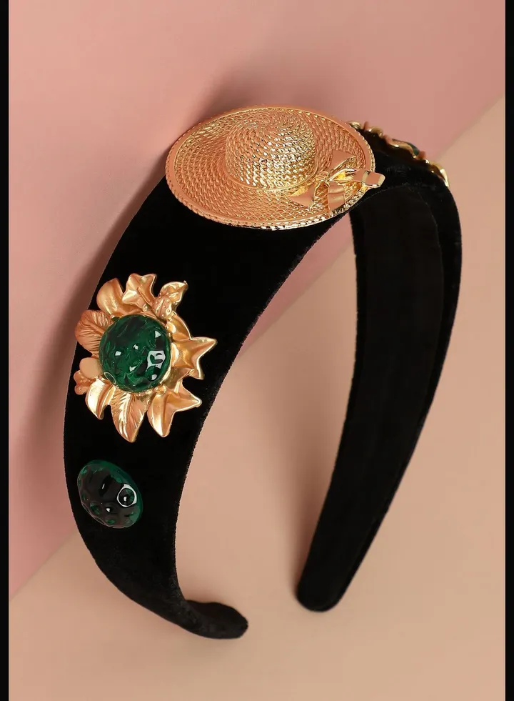Trendy Designer Stone Western Wear Hair Band For Women