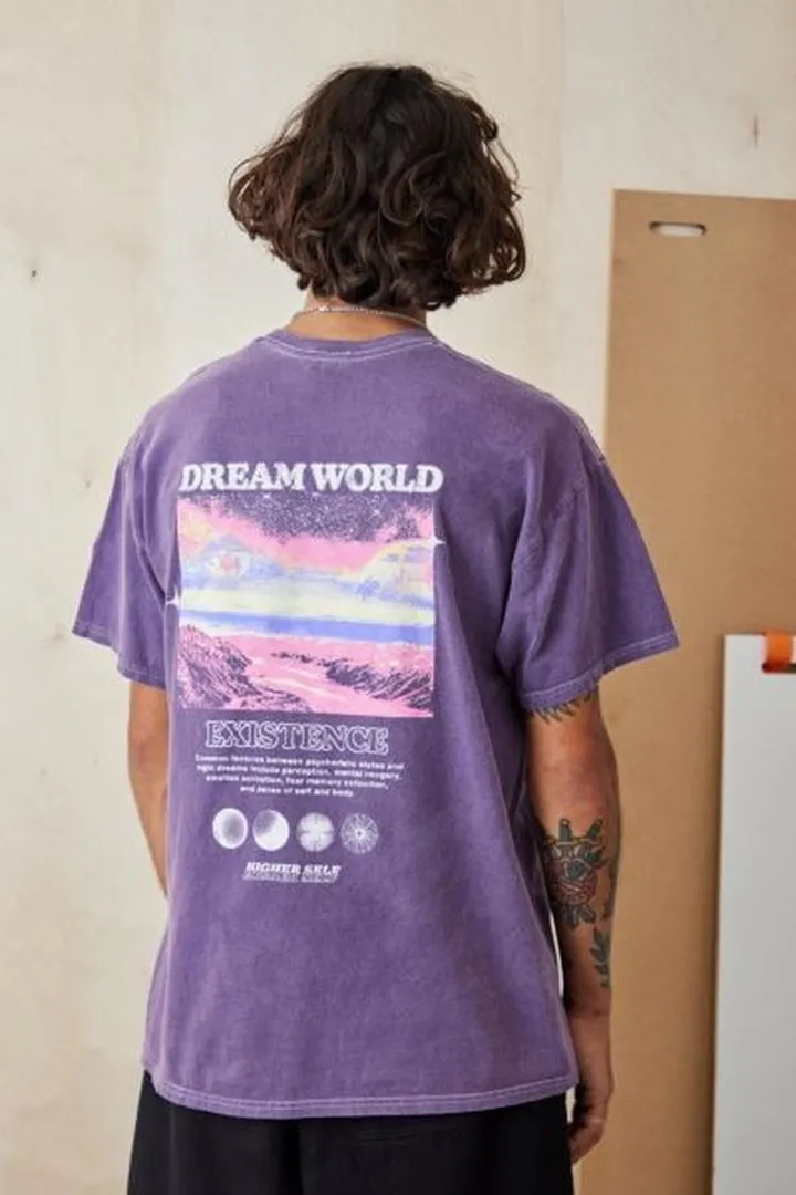 UO Plum Dream World Tee