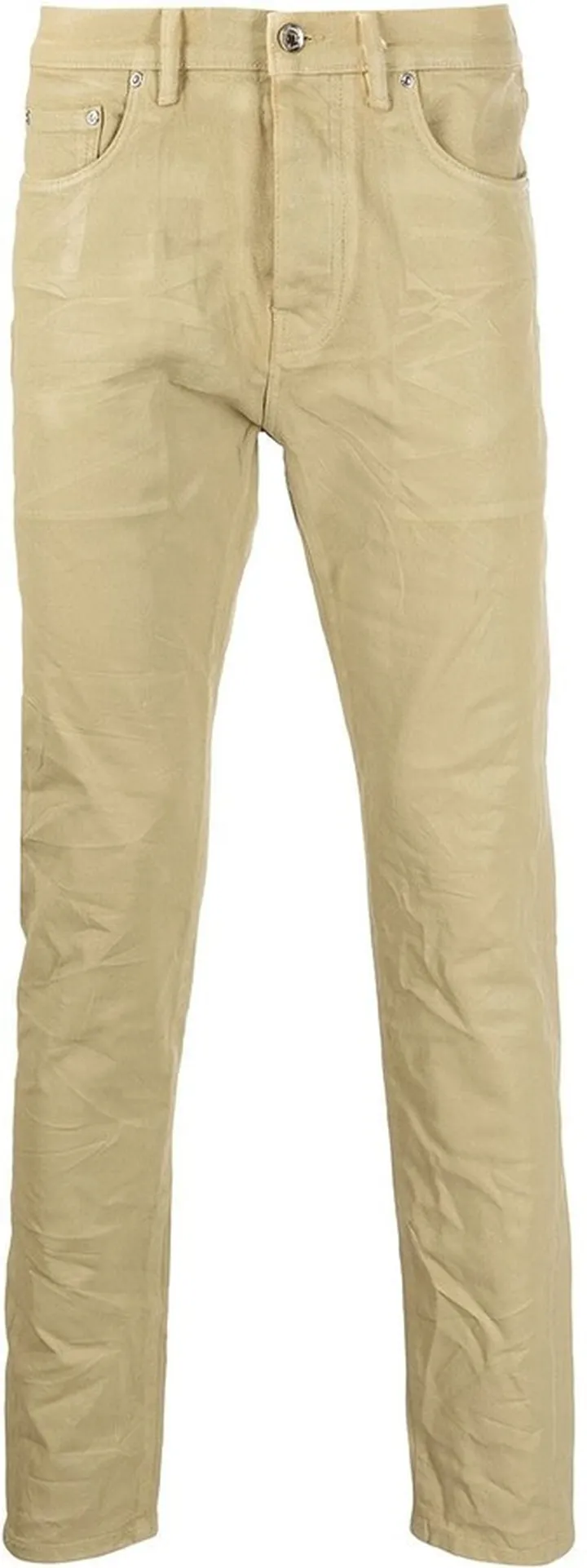 P001 leathered skinny jeans